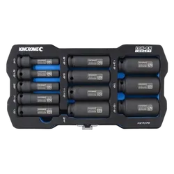 Kincrome Lok-On Deep Impact Socket Set 12 Piece 3/8" Drive - Imperial