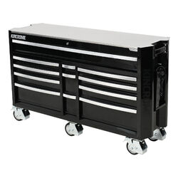 Kincrome CONTOUR Tool Trolley 12 Drawer 1515mm (60") Black