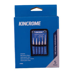 Kincrome Combination Punch Set 5 Piece