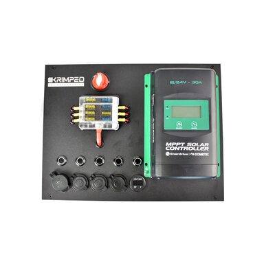 Large DC Control Box with Enerdrive 30a MPPT & Wiring Kit