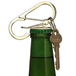 Bico Australia Keysafe Oval Carabiner Keyring Gold