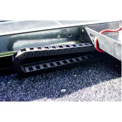 KT Accessories Cable Carrier for roller drawer systems, cargo & fridge slides, 10mm x 15mm, 1m length