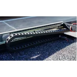 KT Accessories Cable Carrier for roller drawer systems, cargo & fridge slides, 15mm x 20mm, 1m length