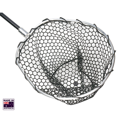 Hookem Telescopic Land Based Net - Interchangeable Offset Head - Rubber Netting - 2.0M To 3.6M