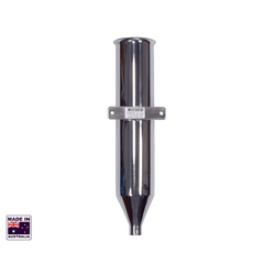 Hookem Single Live Bait Tube - 3" (75mm) Flared - Straight