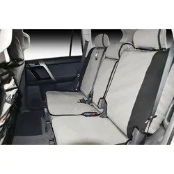 MSA Third Row 50/50 Split - MSA Premium Canvas Seat Covers To Suit Toyota Landcruiser 200 Series - Lc200 Gx Gxl10/08 To 10/15