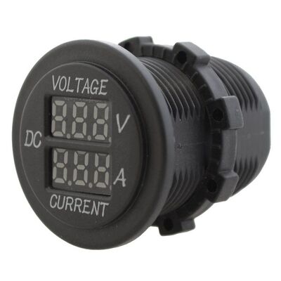 Volt/Amp Meter 0-30V Dc 0A-10A Suits Panel Mount ** Can Use Lv1068 **