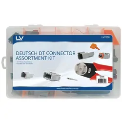 Deutsch Dt Connector Kit Includes Size 16 Crimp Tool ** Can Use Lv2206 **