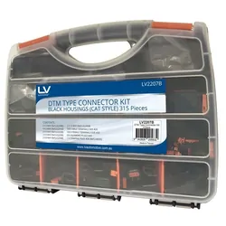 Dtm Type Blk Conn Kit315Pcs Includes Crimping Tool And Cavity Plugs