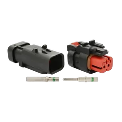 Ampseal 16 Type 2 Way Kit 5Set 13Amp Per Circuit Rated Ip67 Include Green Band Terminals