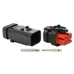 Ampseal 16 Type 4 Way Kit 5Set 13Amp Per Circuit Rated Ip67 Include Green Band Terminals