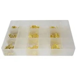 Non Ins. Terminal Kit 550Pcs Includes 100X Clear Pvc Covers