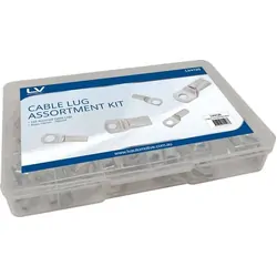 Cable Lug Assortment 165 Assorted Cable Lugs Sizes 10Mm - 70Mm2