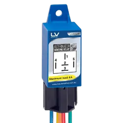 Lv Automotive 12/24V 8AMP ALTERNATOR SENSING RELAY 5 PIN