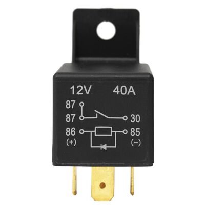 12V 40A Diode Protected Relay 5 Pin N/O