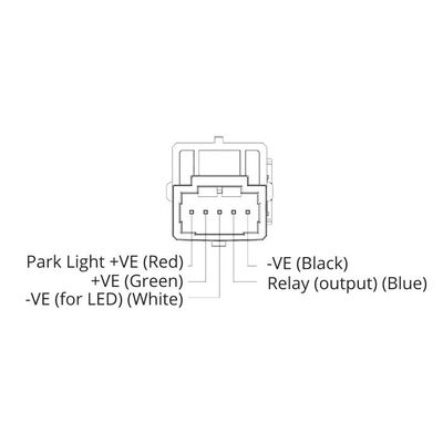Off/Mom On to suit Toyota Prado B/Link 2018-On; Hole Size 20.5X20.5Mm 22.5X22.5Mm Blue Led