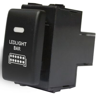 Nissan Light Bar Switch 40.5X21.3Mm Hole Size D40,R51,Y61,Y62,T31 Orange Led