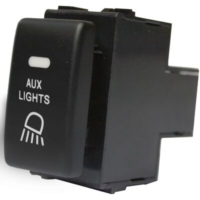 Nissan Aux Light Switch 40.5X21.3Mm Hole Size D40,R51,Y61,Y62,T31 Orange Led