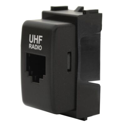 Nissan Early Uhf Radio Socket 1998-2013; Hole Size 40.5X21.3 38.4X19.9Mm Orange Led