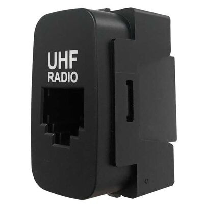 Mitsubishi Uhf Radio Socket 2009-2015; Hole Size 22.7 X 16 Pajero 2002-2015 Blue Led