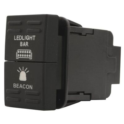 Ford Switch Dual Actuator 12V Light Bar/Beacon [One Input] 31.5X20.2Mm Hole Size