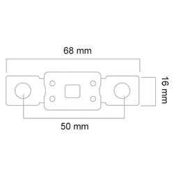 150A/32Vdc Mega Fuse [Ea] Slow Blow