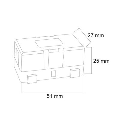 Midi Fuse Holder 10 Pack 30-150Amp Bulk Pack Can Use Lv5370; Lv5373; Lv5374