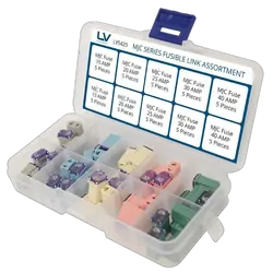 Mjc Series Fusible Link Kit 50 Assortment 50 Pcs 15A, 20A, 25A, 30A, 40A X 10Pc