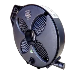 Flat Out Sullage Hose 9m 25mm On Narrow Multi-Reel Matte Black