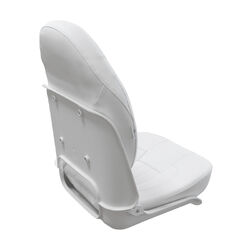 Oceansouth Skipper Deluxe Folding Seat - High Back White