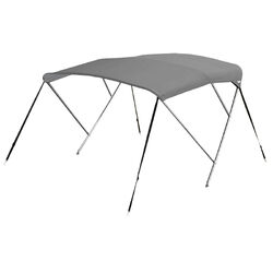 Oceansouth Stainless Steel 3 Bow Bimini Top - 1.5M x 1.7M - Sand