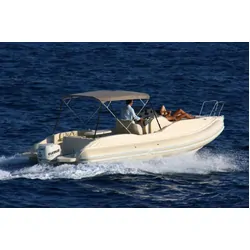 Oceansouth 4 Bow Bimini Stainless Steel 1.9 - 2.1m Black