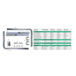 Oceansouth Boat Trailer Guide Poles (I - Beam Mount) 560mm