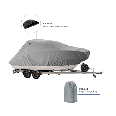 Oceansouth Pilot/Cruiser Boat Cover Grey - 8.5m - 9.0m