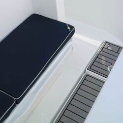 Oceansouth Boat Bench Cushions 300mm x 450mm Polyester Fabric - Blue