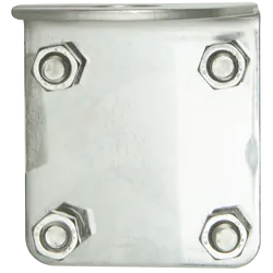 2.5Mm Mirror Mount With Cable Slot - Stainless Steel