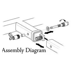 Anti-Rattle Hitch Pin Lock 5/8" Mister Hitches