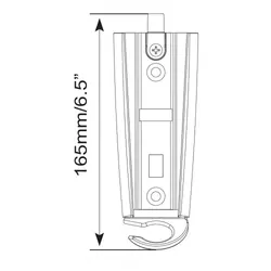 Majestic ARM101WP Spare Wall Plate for ARM101 Wall Mount Bracket