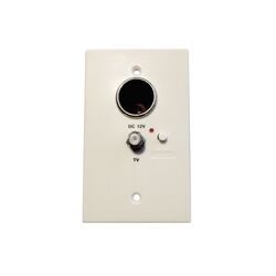 Majestic Omni Directional TV Antenna with Wall Plate - 34dB Gain - 380mm - White