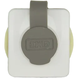 Flush Mount Microphone Socket - Suit Gx400 / Gx700 - White