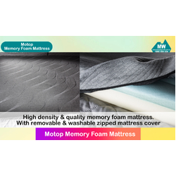 Motop Memory Foam Mattress For Clamshell Motop 135 Plus - 80Mm