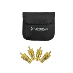 MAXTRAX MKII Black Recovery Tracks With Brass Tyre Deflators