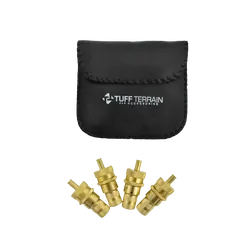 MAXTRAX MKII Desert Tan Recovery TracksWith Brass Tyre Deflators