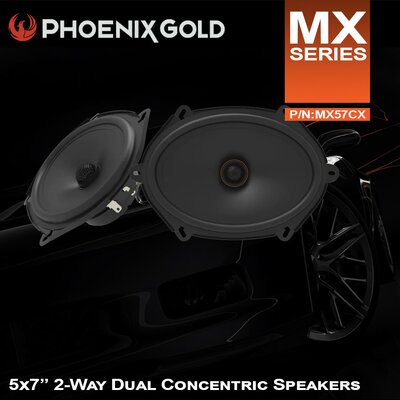 Phoenix Gold Mx Series 5X7" Coaxial Speaker