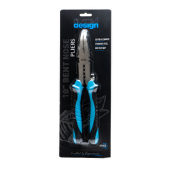 Nomad Design Stainless Pliers - Blue/Black - 10" Big Game Bent