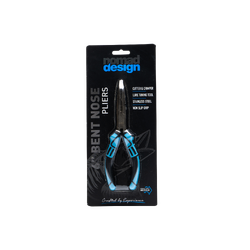 Nomad Design Stainless Pliers - Blue/Black - 6" Bent Nose