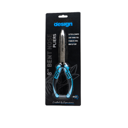 Nomad Design Stainless Pliers - Blue/Black - 8" Bent Nose