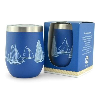 NautiGo Stainless Steel Wine Cup  - Sail Away
