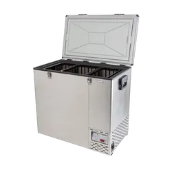 National Luna 125lt Fridge Stainless Steel