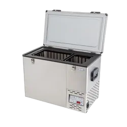 National Luna 55lt Fridge Stainless Steel